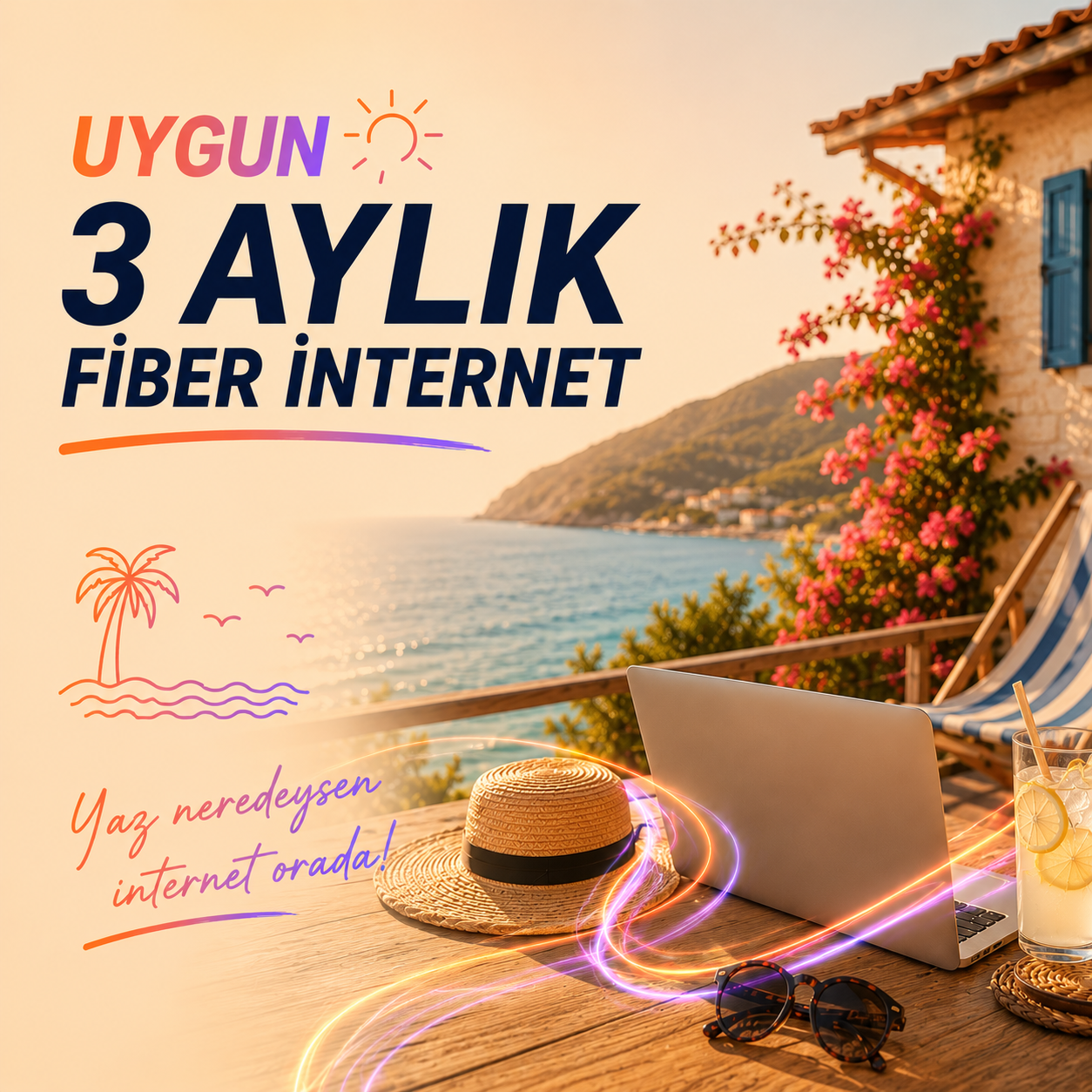 3 Aylık Yazlık Kampanyası — Modem ve Kurulum Dahil